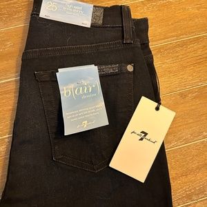 7 For All Mankind High Waist Ankle Skinny Jeans